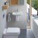 Duravit P3 Comforts Vas WC suspendat 38x57 cm, cu sistem Rimless