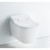 Set Vas WC cu bideu electronic suspendat cu capac soft close automat si telecomanda Duravit ME by Starck SensoWash Slim 37x57 cm evacuare orizontala