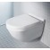 Set Vas WC suspendat cu capac soft close Duravit Starck 3 Rimless 36x54 cm evacuare orizontala