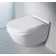 Set Vas WC suspendat cu capac soft close Duravit Starck 3 36x54 cm evacuare orizontala, fixare ascunsa