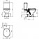 Vidima SevaFresh Vas WC monobloc cu functie de bideu 37x66 cm, complet echipat