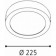 Eglo Fueva 1 Plafoniera rotunda 1x16.95W, 3000K, Ø22cm, alb