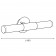 Eglo Palmera Aplica 2x40W, alb/crom