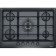 Franke Multi Cooking Plita cu gaz FHM 705 4G TC C, 70x51 cm, gri Grafite, butoane negre