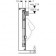 Geberit GIS Cadru universal de montaj pisoar, cu mecanism de spalare aparent, H114 cm
