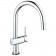 Grohe Minta Touch Baterie de bucatarie monocomanda electronica, cu dus extractibil, pipa in C, crom