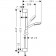 Hansgrohe Crometta 100 Vario Set dus cu bara 65 cm, alb/crom