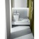 Vas WC suspendat cu lavoar stanga Hatria G-Full 120x50 cm evacuare orizontala, alb