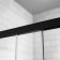 Usa dus glisanta Radaway Idea Black DWJ 140xH200 cm, profil negru mat