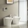 Vas WC pe pardoseala Ideal Standard Connect Air AquaBlade 36x54 cm evacuare orizontala sau verticala, lipit de perete