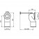 Ideal Standard Racord de scurgere 90° pentru distanta de 175-205 mm