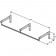 Ideal Standard Softmood Set de fixare independenta a blaturilor pentru lavoar, 113 cm