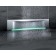Rigola dus Kessel Scada incastrata in perete cu LED RGB, capac inox (wave)