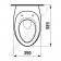 Laufen Il Bagno Alessi One Rimless Vas WC suspendat, 39x58 cm