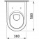 Laufen Pro Vas WC suspendat 36x56 cm, bej pergamon