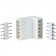 Paulmann MaxLED Set conector banda LED pentru margine, 12 bucati, alb