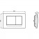 Ideal Standard ProSys Solea M1 Clapeta de actionare WC dual-flush, crom