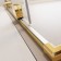 Usa dus glisanta Radaway Furo Gold DWJ 110xH200 cm, montaj in nisa, profil auriu