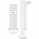 Tubes Basics 25 CV25 Calorifer (radiator) decorativ vertical dublu 495x700 mm, alb