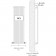 Tubes Basics 25 CV25 Calorifer (radiator) decorativ vertical simplu 600x2200 mm, alb