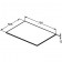 Ideal Standard Adapto Blat baie pentru lavoar 70x50xH1 cm, gri (grey stone)