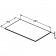 Ideal Standard Adapto Blat baie pentru lavoar 85x50xH1 cm, gri (grey stone)
