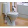Vidima Sirius Vas WC monobloc cu evacuare verticala 35x62 cm, complet echipat