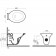 Vas WC suspendat Hatria Sculture 40x60 cm evacuare orizontala