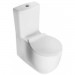 Vas WC pe pardoseala Hatria Le Fiabe 36x67 cm evacuare orizontala sau verticala, lipit de perete, fixare PureFix