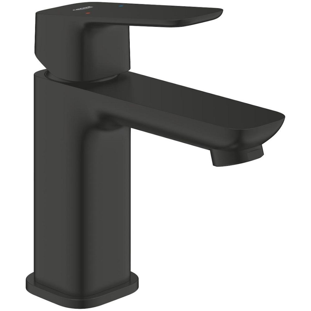 Baterie lavoar Grohe Cubeo, fara ventil, marime S, negru mat main product photo