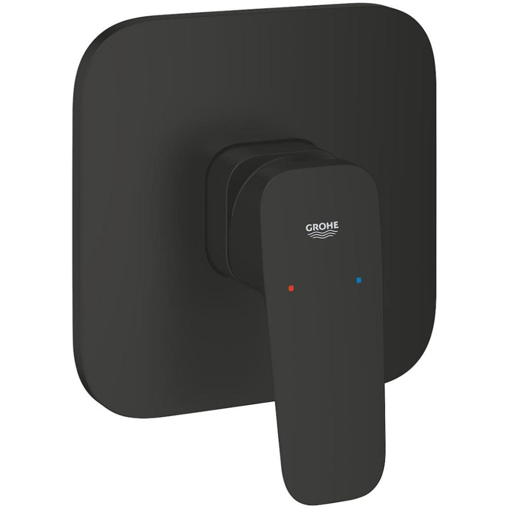 Grohe Cubeo Baterie dus monocomanda cu montaj incastrat, negru mat main product photo