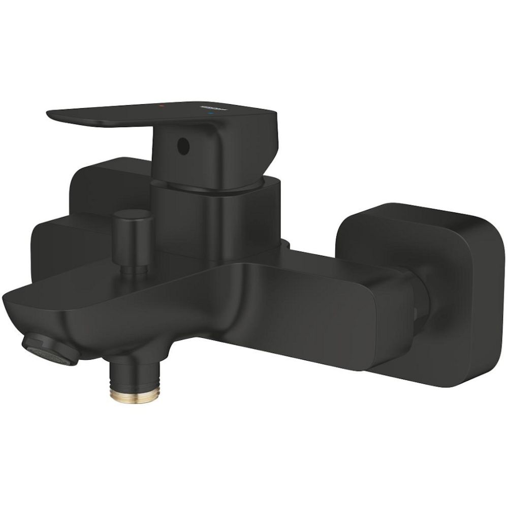 Grohe Cubeo Baterie cada dus monocomanda, negru mat main product photo