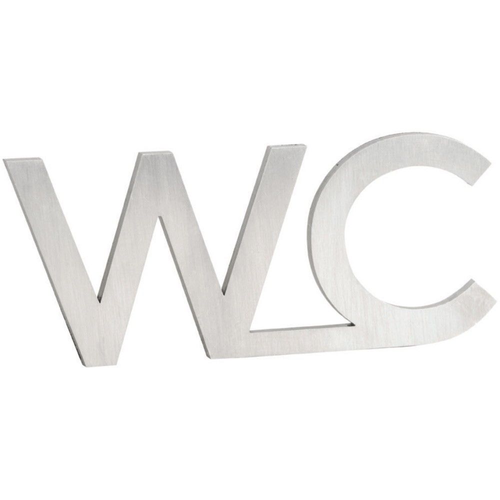 Bemeta Home Indicator cu initiale WC, inox mat main product photo