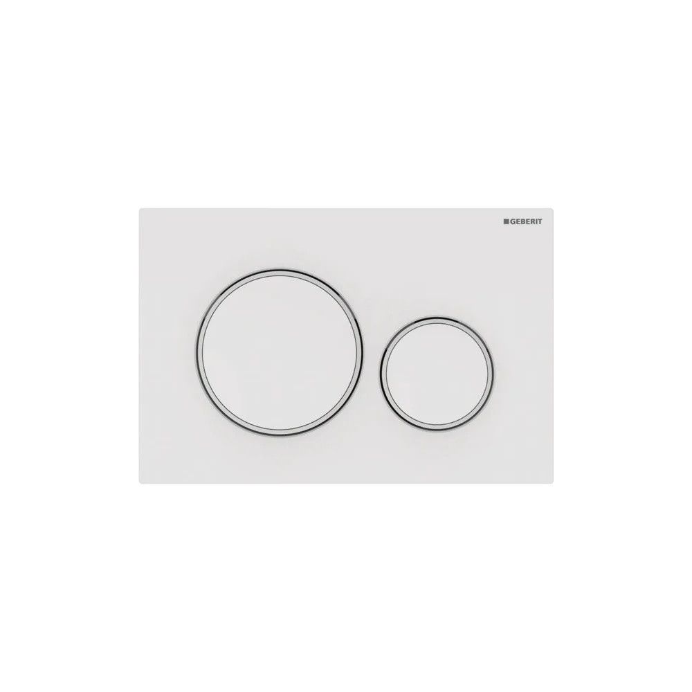 Geberit Sigma20 Clapeta de actionare WC dual-flush, alb lucios main product photo