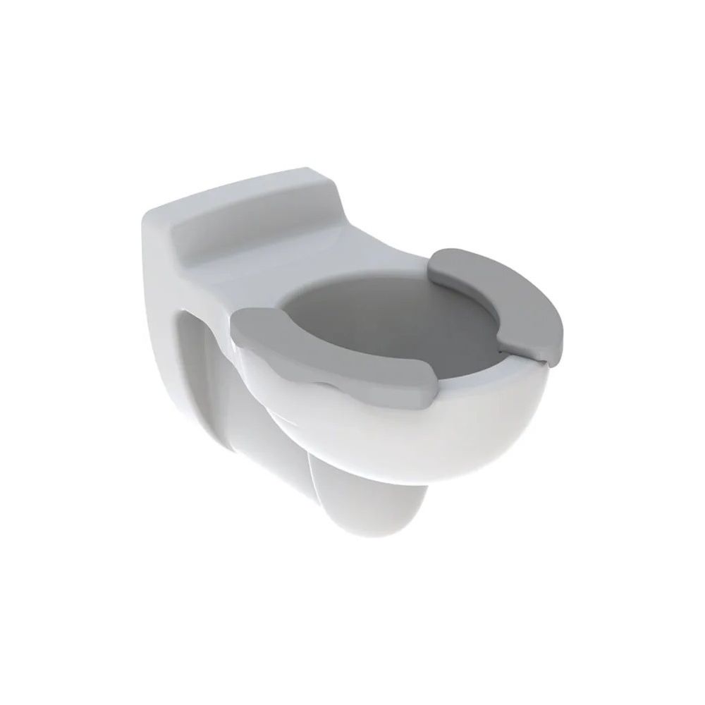 Vas WC pentru copii, suspendat Geberit Bambini 33x54 cm evacuare orizontala, alb/gri main product photo