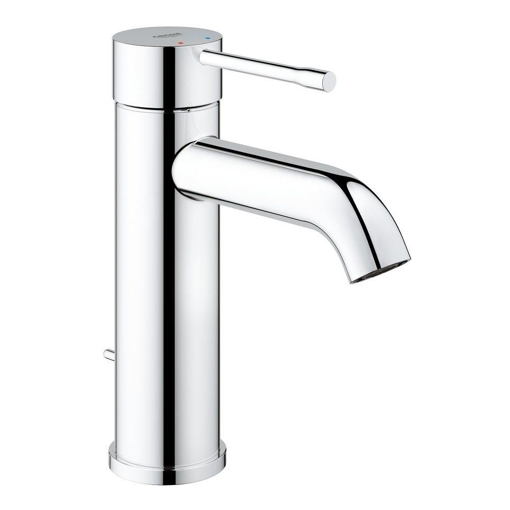 Baterie lavoar Grohe Essence, cu ventil pop-up, marime S, pipa curbata main product photo