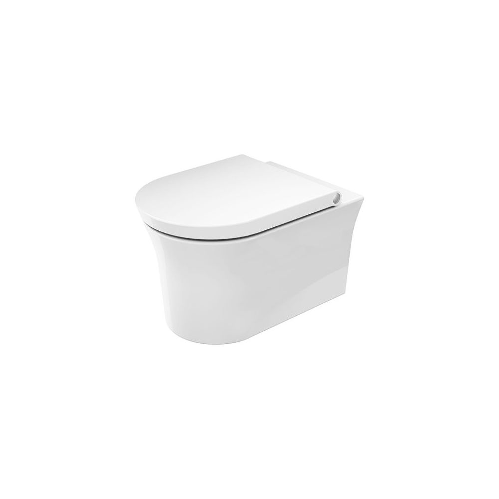 Vas WC suspendat Duravit White Tulip Rimless 37x54 cm evacuare orizontala main product photo