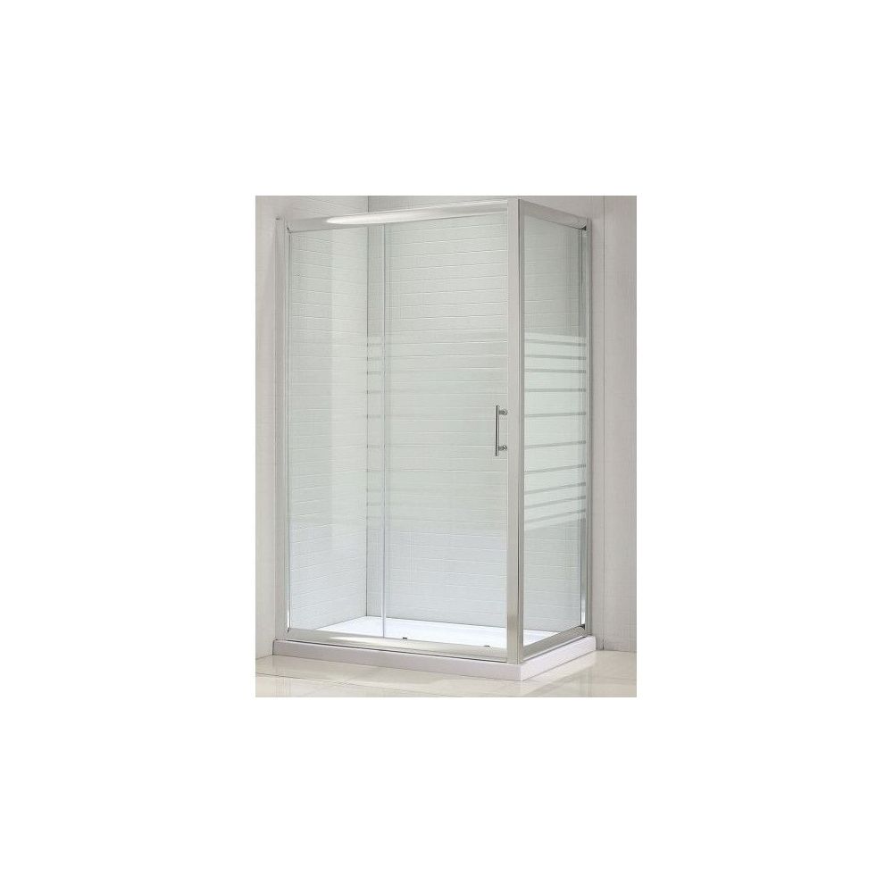 Cabina dus dreptunghiulara cu usa glisanta Belform Grid 120x80 cm main product photo