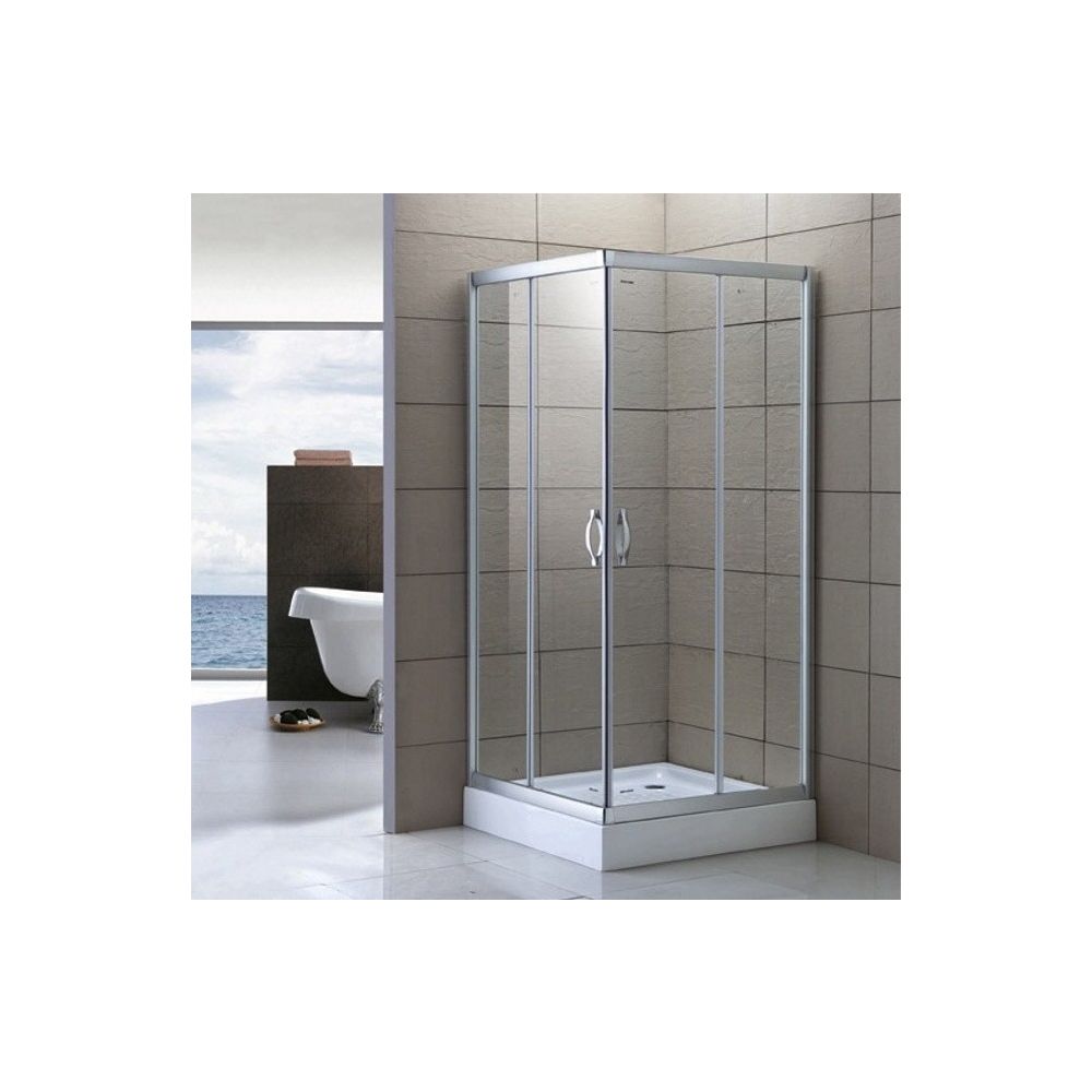 Cabina de dus patrata cu usi glisante Belform Clear 90x90 cm main product photo
