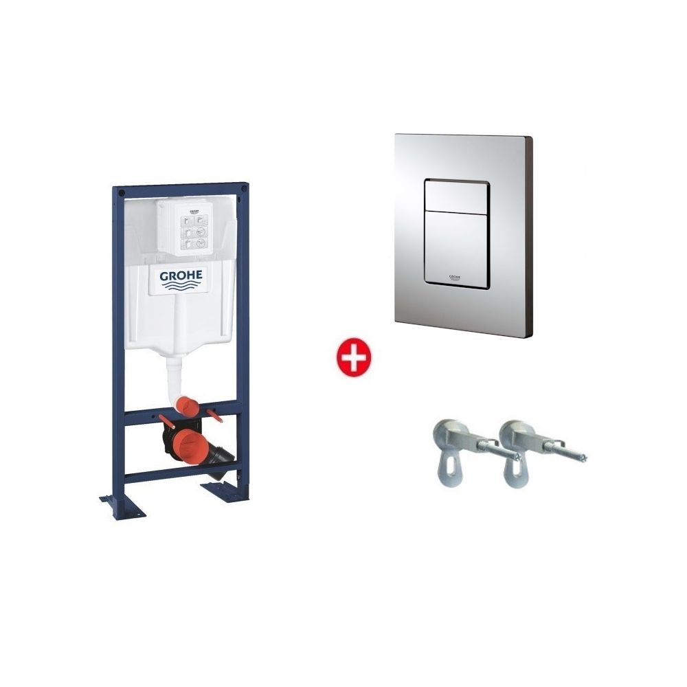 Grohe Rapid SL 3 in 1 Set rezervor incastrat GD2 si clapeta de actionare, crom main product photo