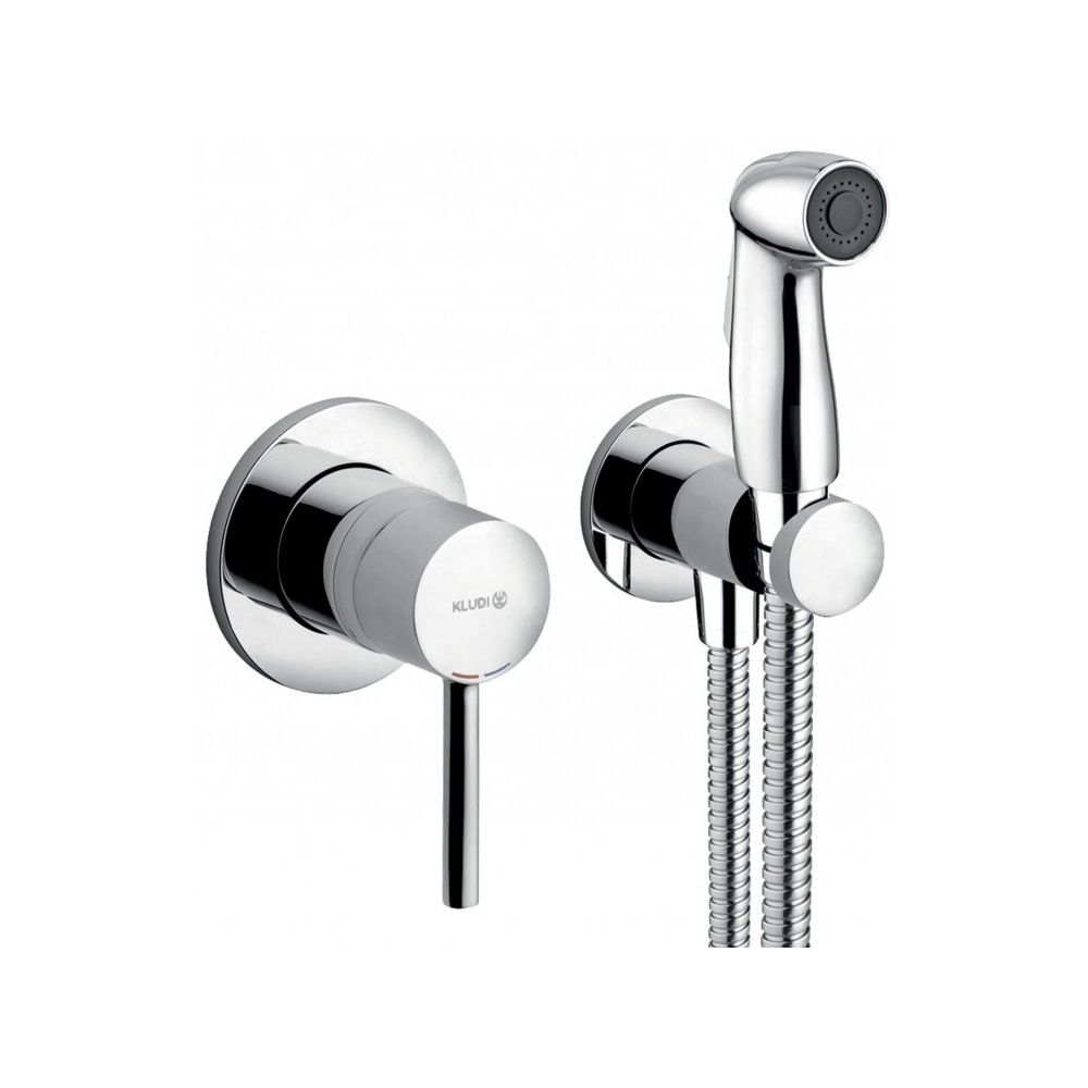 Kludi Bozz Set dus igienic cu baterie incastrata, suport si furtun 125 cm main product photo