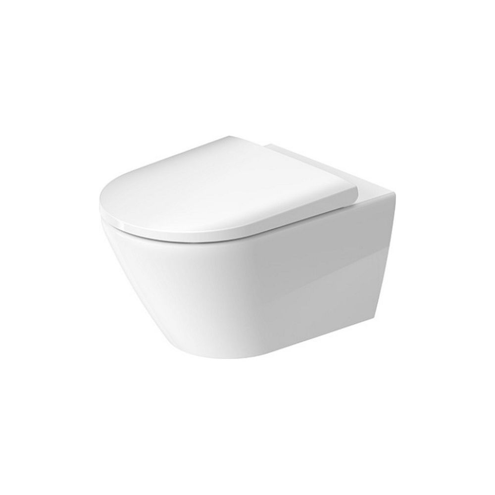 Set Vas WC suspendat cu capac soft close Duravit D-Neo Rimless 36x54 cm evacuare orizontala main product photo