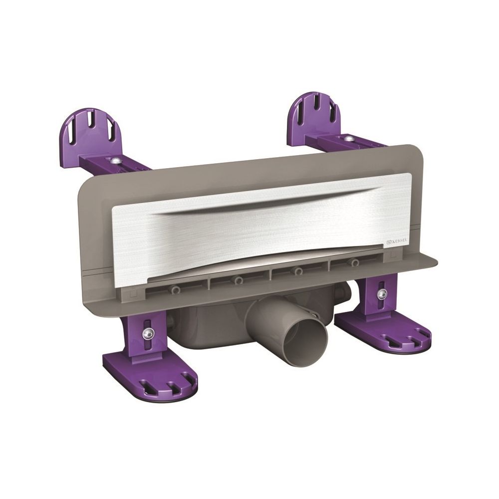 Rigola dus Kessel Scada incastrata in perete, capac inox (wave) main product photo