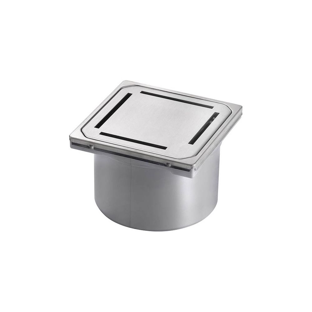 Piesa superioara cu capac din inox Kessel Slot System 125 12 cm, fara cheie main product photo
