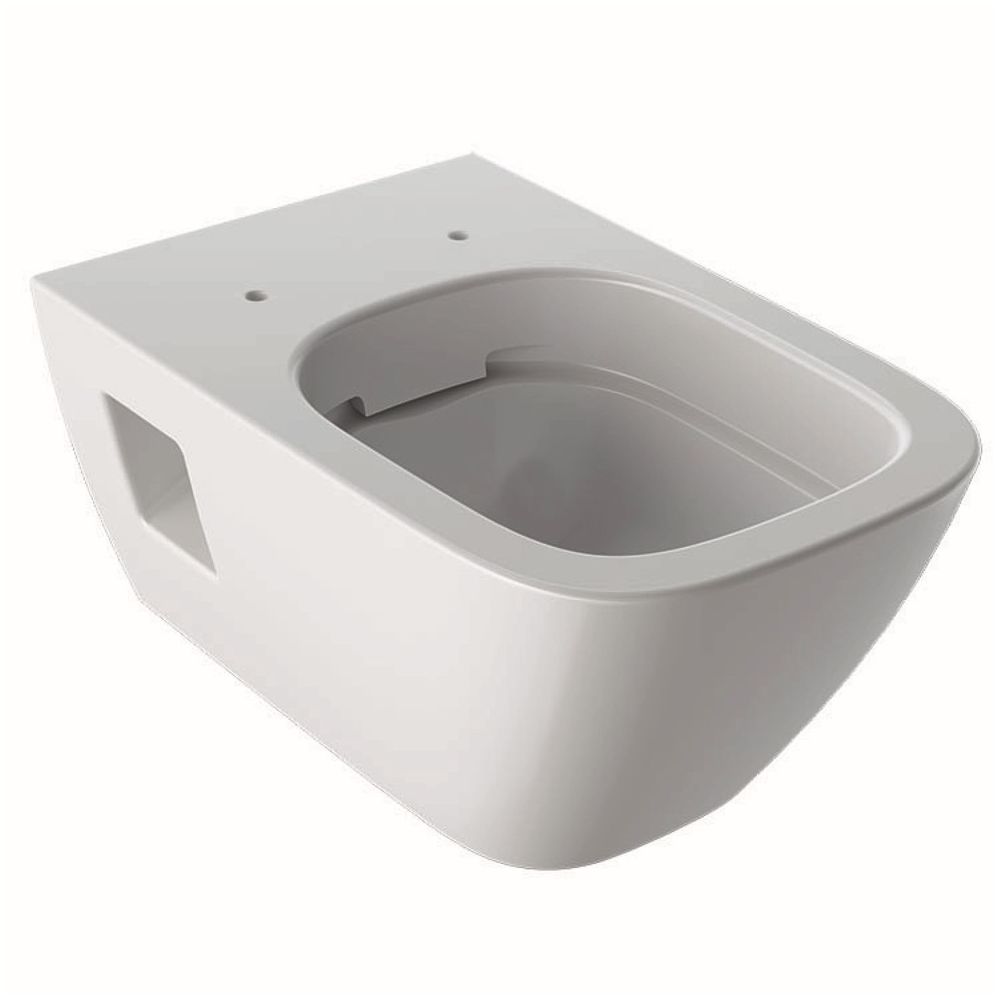 Vas WC suspendat Geberit Selnova Square Rimfree 35x54 cm evacuare orizontala main product photo