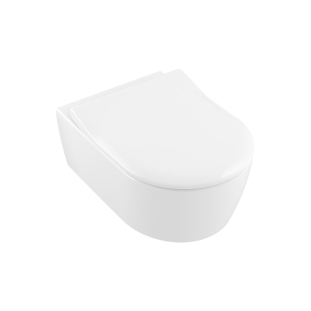 Set Vas WC suspendat cu capac soft close Villeroy & Boch Subway 2.0 37x56 cm evacuare orizontala, sistem spalare DirectFlush main product photo