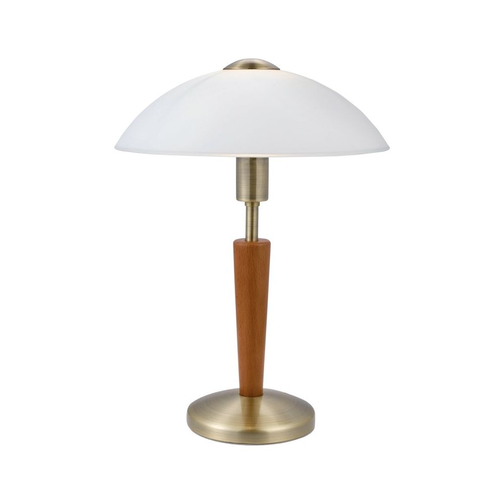 Eglo Solo 1 Veioza cu functie touch, 1x60W, bronz/lemn main product photo