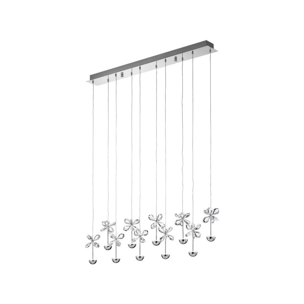 Eglo Pianopoli Lustra 10x2.5W, transparent main product photo