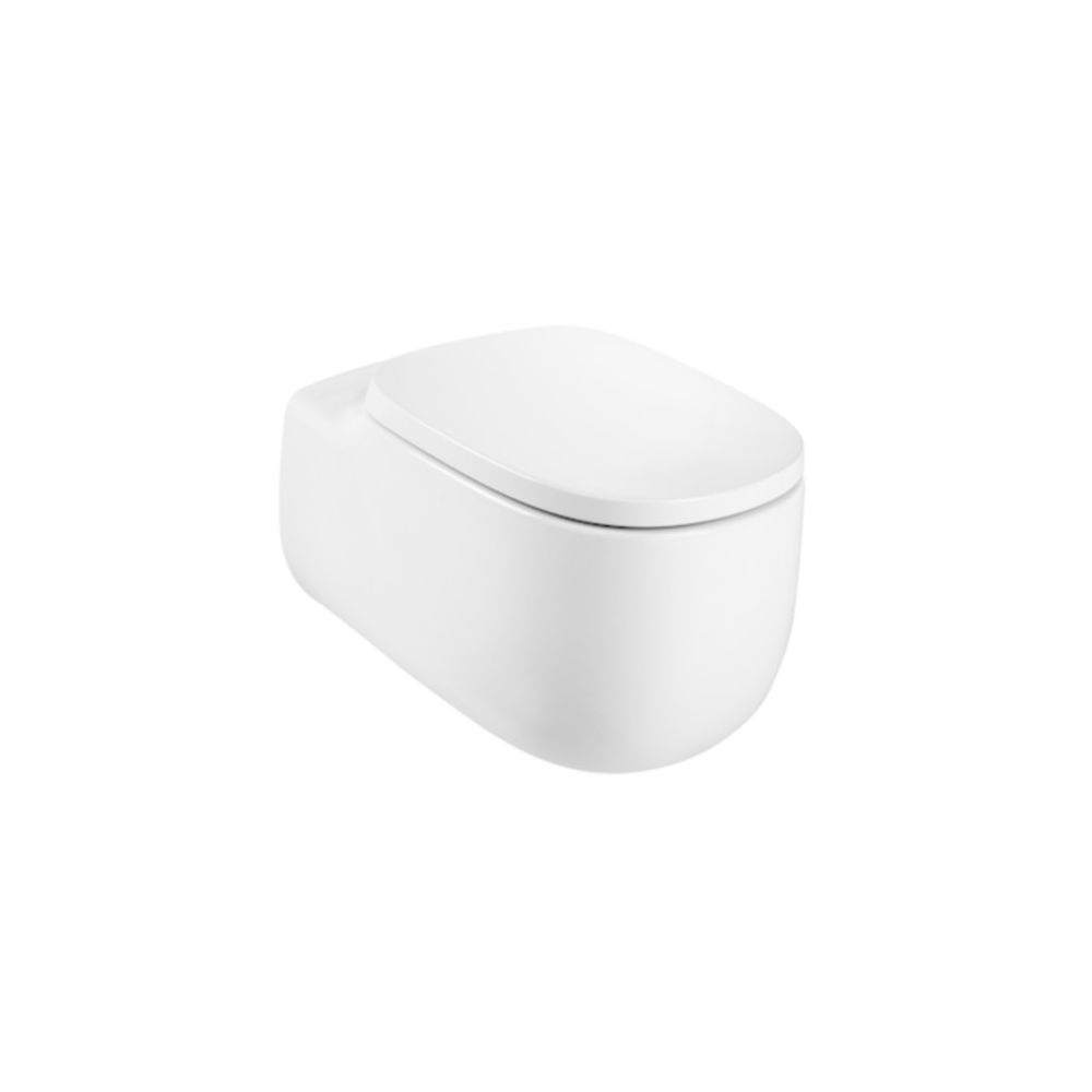 Vas WC suspendat Roca Beyond Rimless 39x58 cm evacuare orizontala main product photo