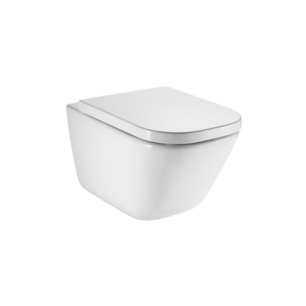Vas WC suspendat Roca The Gap Square Rimless 34x48 cm evacuare orizontala main product photo